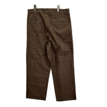 PORTANCE ポータンス PC01C011-PT03 26SS ブラウン ヘンプ混 HEMP MIX SLACKS デニムパンツ ボトムス