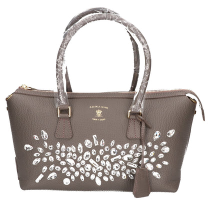 A.D.M.J. Accessoires De Mademoiselle ADMJ 【新品同様】18SC080104 スワロフスキークリスタル付 2WAYショルダー トートバッグ