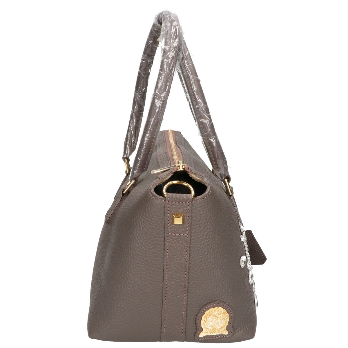 A.D.M.J. Accessoires De Mademoiselle ADMJ 【新品同様】18SC080104 スワロフスキークリスタル付 2WAYショルダー トートバッグ