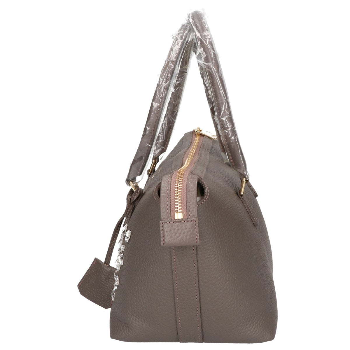 A.D.M.J. Accessoires De Mademoiselle ADMJ 【新品同様】18SC080104 スワロフスキークリスタル付 2WAYショルダー トートバッグ