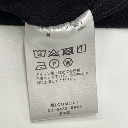 COMOLI コモリ 25SS B01-01002 ブラック デニム ワークジャケット ジャケット