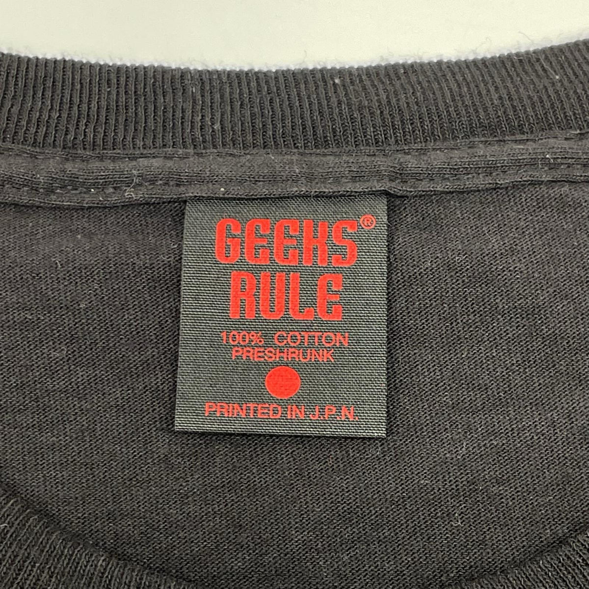 GEEKS RULE ギークスルール ブラック DEATH STRANDING 2 シルクスクリーンプリントTシャツ トップス
