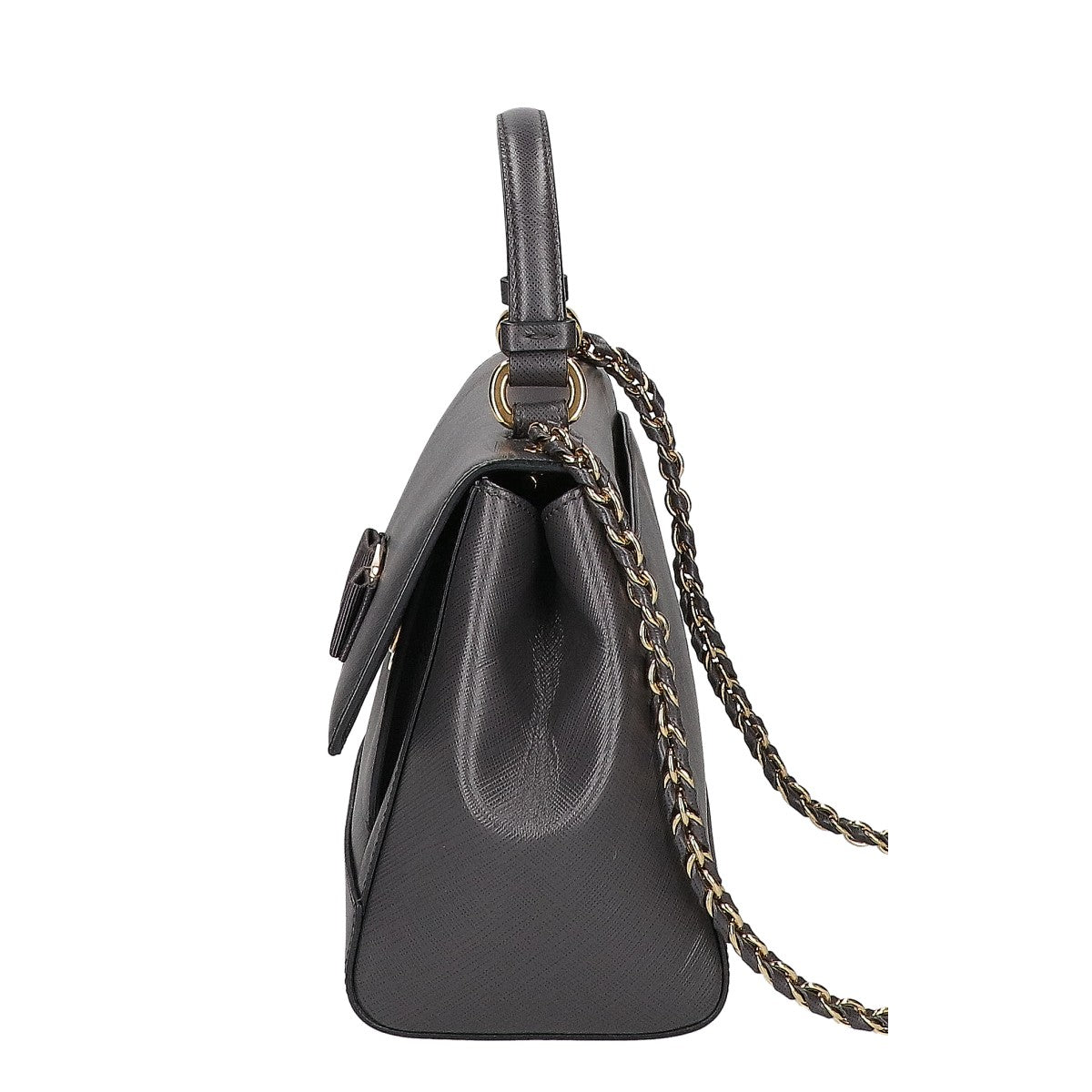 SalvatoreFerragamo サルバトーレフェラガモ 【新品同様】EZ-21 F570 ヴァラリボン サフィアーノ 2WAYショルダー ハンドバッグ