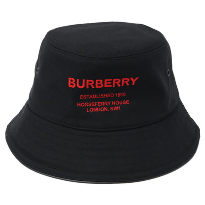 BURBERRY バーバリー 【美品/国内正規】8053474/72C ホースフェリー ロゴ刺繍 バケットハット 帽子