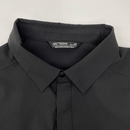 ARC'TERYX アークテリクス X000007410 23SS ブラック SKYLINE LS SHIRT スカイライン 比翼ボタン 長袖 ボタンシャツ トップス
