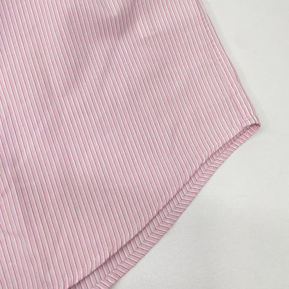 Porter Classic ポータークラシック サクラ/ピンク コットン ROLL UP STRIPE SHIRT ストライプ ロールアップ ボタンシャツ トップス