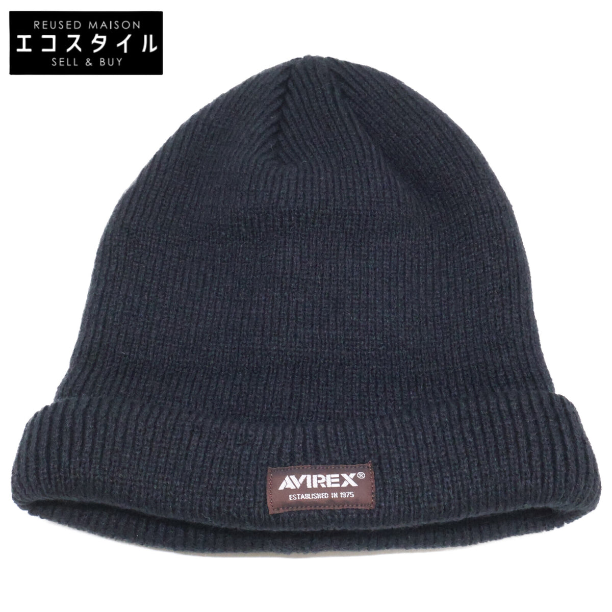 AVIREX アヴィレックス 【新品同様】783-3974004 2WAY WATCH CAP ニット帽 帽子