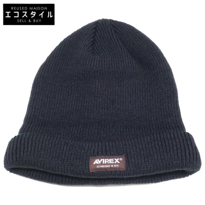 AVIREX アヴィレックス 【新品同様】783-3974004 2WAY WATCH CAP ニット帽 帽子