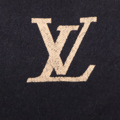 LOUIS VUITTON ルイヴィトン LVロゴ カシミヤ フリンジ マフラー
