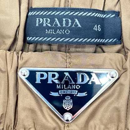 PRADA プラダ UB372 24年 ブラウン Re-Nylon/リナイロン 三角ロゴプレート スイムショーツ ショートパンツ ボトムス