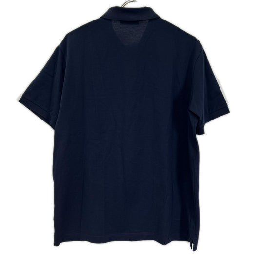 PRADA プラダ UJN444 23年 ネイビー 三角ロゴ 半袖ポロシャツ トップス