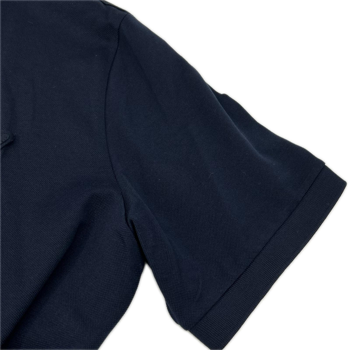 PRADA プラダ UJN444 23年 ネイビー 三角ロゴ 半袖ポロシャツ トップス