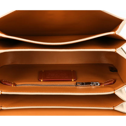 COACH コーチ 美品 グラブタンレザー ティーローズ ローグ トップハンドルバッグ ハンドバッグ