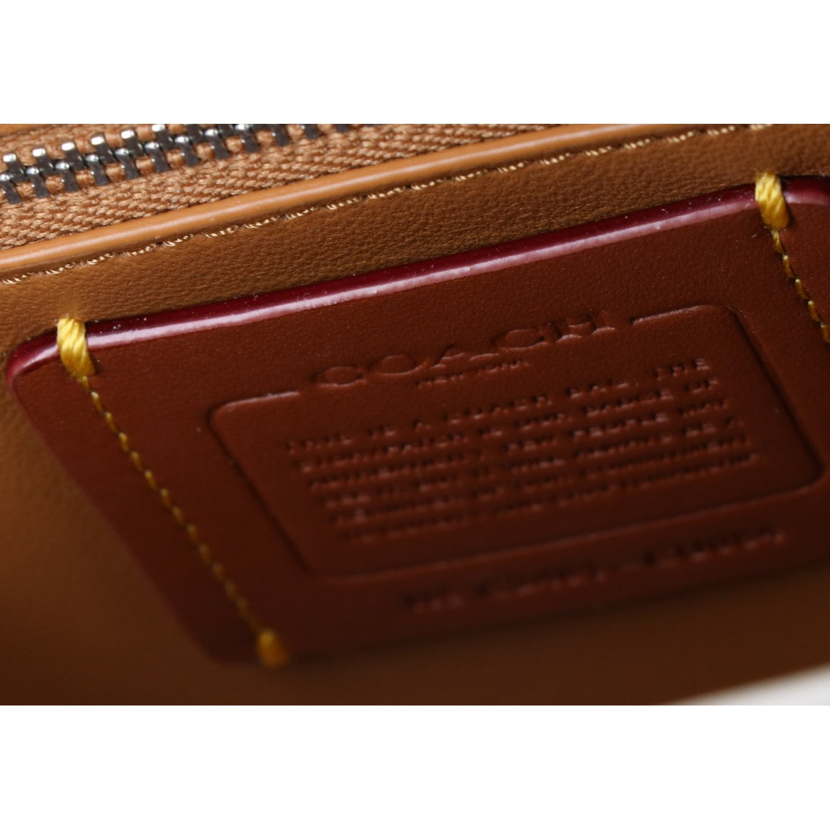 COACH コーチ 美品 グラブタンレザー ティーローズ ローグ トップハンドルバッグ ハンドバッグ