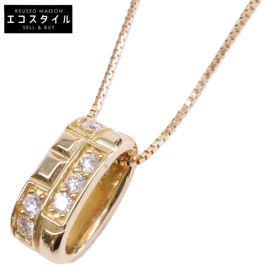 tutumi ツツミ K18YG 0.2ct ダイヤモンド ネックレス