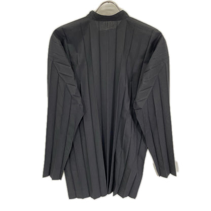 HOMME PLISSE ISSEY MIYAKE オムプリッセ イッセイミヤケ 26年製 HP63FJ301 ブラック EDGE SHIRT ロングスリーブ シャツ トップス