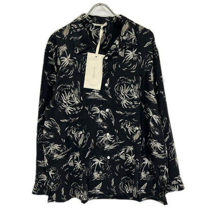 OLDJOE&CO. オールドジョー 26SS 2610J-SH19 ブラック パームツリー柄 ORIGINAL PRINTED OPEN COLLAR SHIRTS トップス