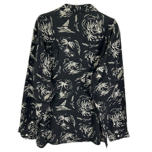 OLDJOE&CO. オールドジョー 26SS 2610J-SH19 ブラック パームツリー柄 ORIGINAL PRINTED OPEN COLLAR SHIRTS トップス