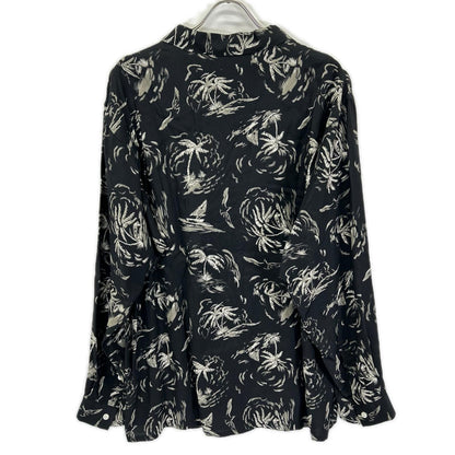 OLDJOE&CO. オールドジョー 26SS 2610J-SH19 ブラック パームツリー柄 ORIGINAL PRINTED OPEN COLLAR SHIRTS トップス