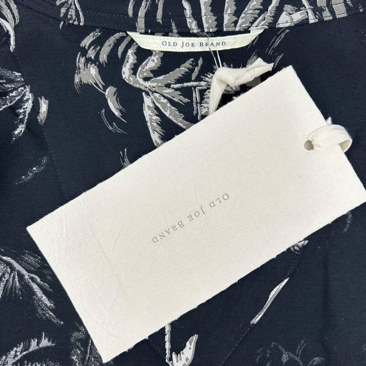 OLDJOE&CO. オールドジョー 26SS 2610J-SH19 ブラック パームツリー柄 ORIGINAL PRINTED OPEN COLLAR SHIRTS トップス