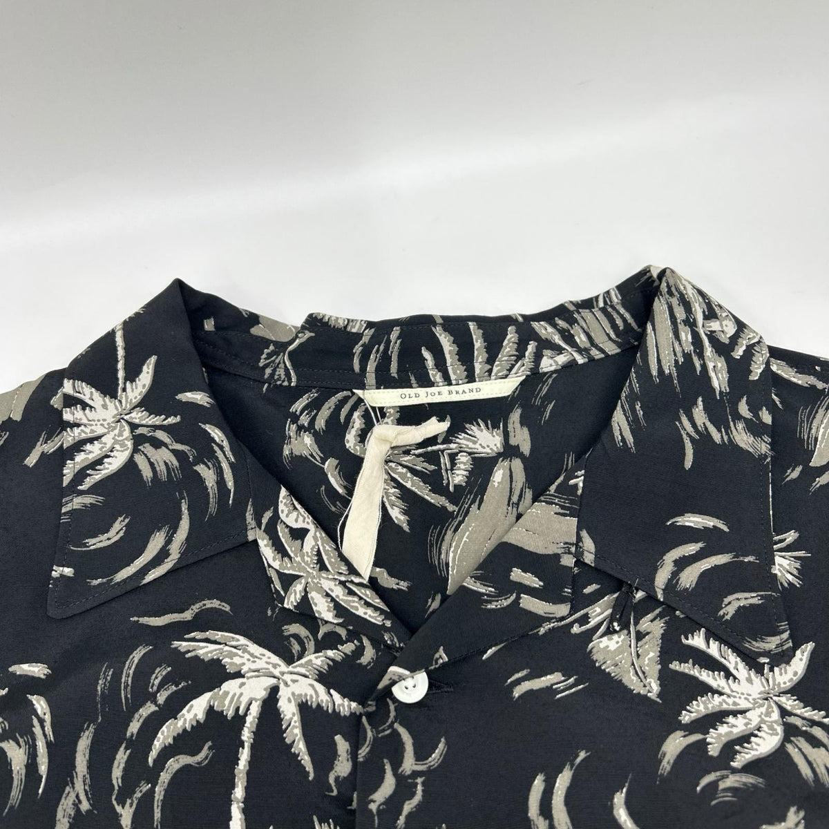 OLDJOE&CO. オールドジョー 26SS 2610J-SH19 ブラック パームツリー柄 ORIGINAL PRINTED OPEN COLLAR SHIRTS トップス