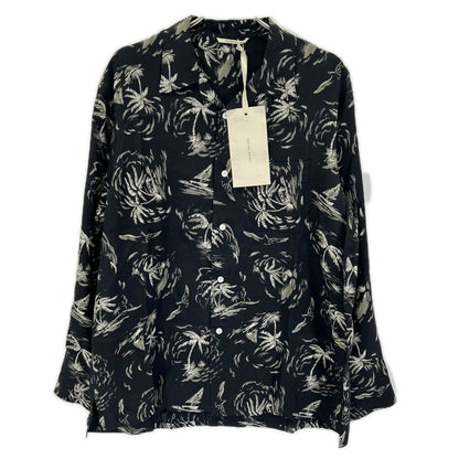 OLDJOE&CO. オールドジョー 26SS 2610J-SH19 ブラック パームツリー柄 ORIGINAL PRINTED OPEN COLLAR SHIRTS トップス