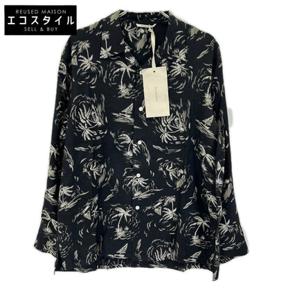 OLDJOE&CO. オールドジョー 26SS 2610J-SH19 ブラック パームツリー柄 ORIGINAL PRINTED OPEN COLLAR SHIRTS トップス
