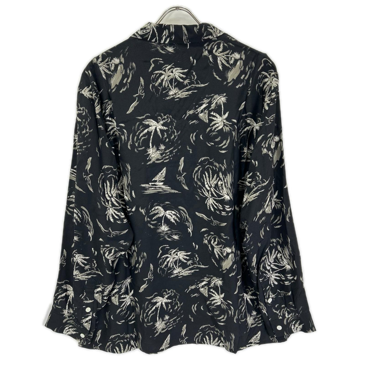 OLDJOE&CO. オールドジョー 26SS 2610J-SH19 ブラック パームツリー柄 ORIGINAL PRINTED OPEN COLLAR SHIRTS トップス