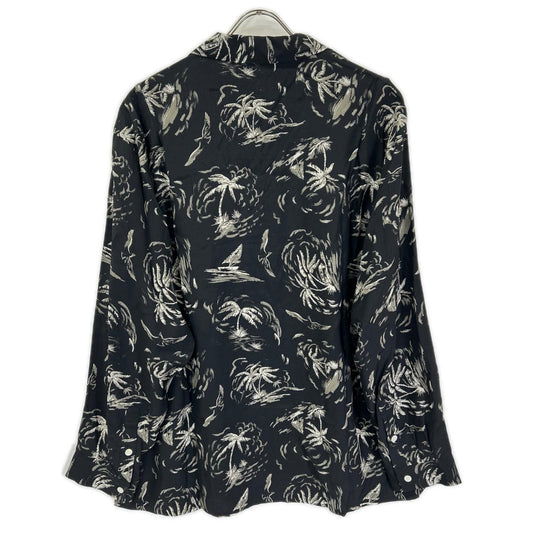 OLDJOE&CO. オールドジョー 26SS 2610J-SH19 ブラック パームツリー柄 ORIGINAL PRINTED OPEN COLLAR SHIRTS トップス