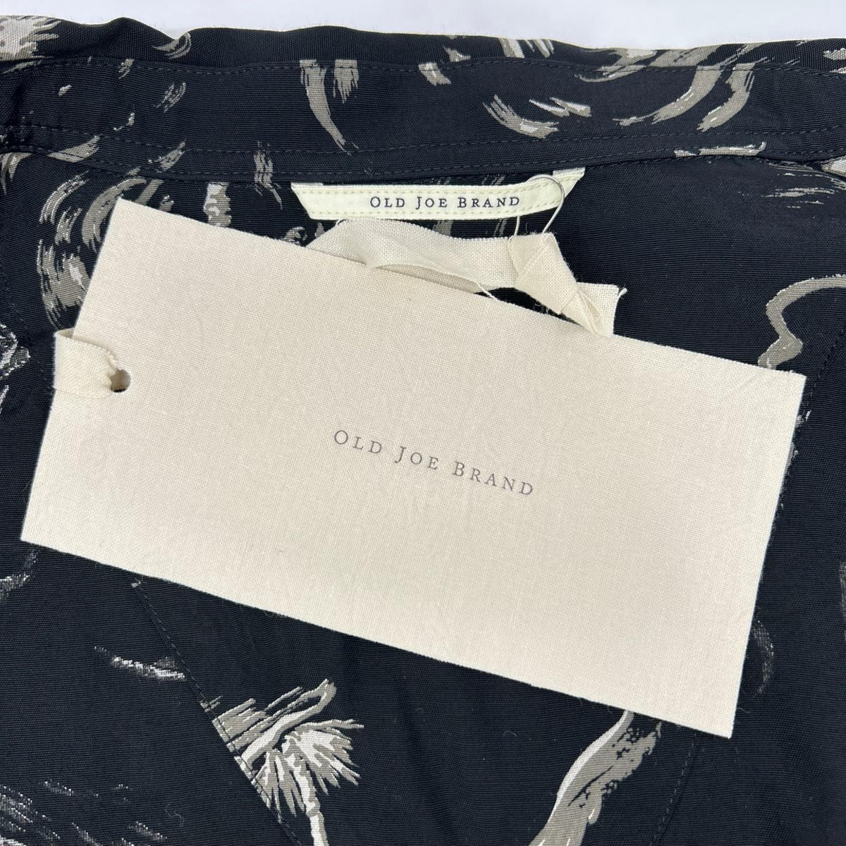 OLDJOE&CO. オールドジョー 26SS 2610J-SH19 ブラック パームツリー柄 ORIGINAL PRINTED OPEN COLLAR SHIRTS トップス