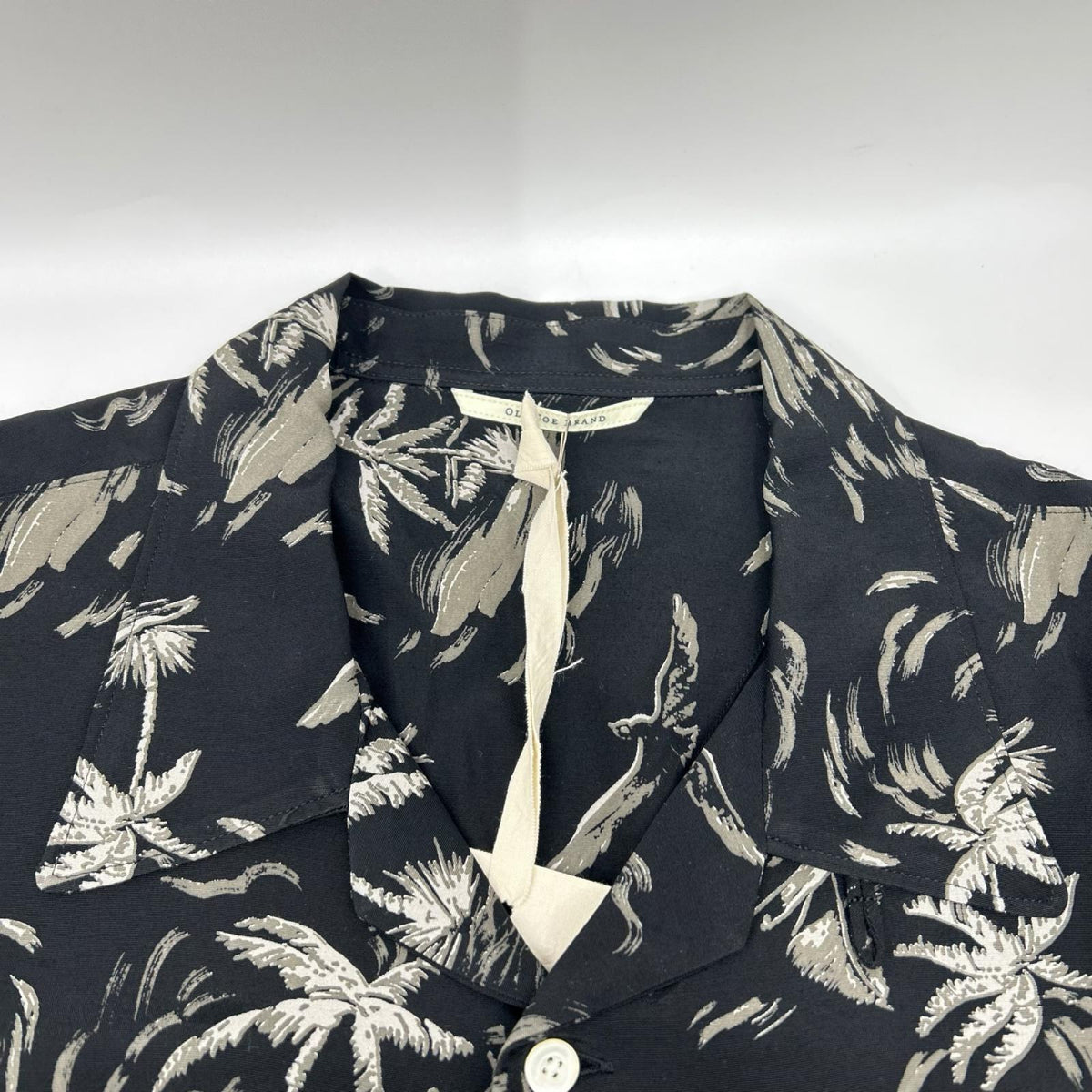 OLDJOE&CO. オールドジョー 26SS 2610J-SH19 ブラック パームツリー柄 ORIGINAL PRINTED OPEN COLLAR SHIRTS トップス