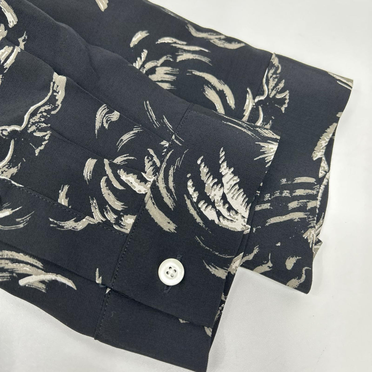 OLDJOE&CO. オールドジョー 26SS 2610J-SH19 ブラック パームツリー柄 ORIGINAL PRINTED OPEN COLLAR SHIRTS トップス