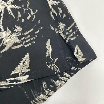 OLDJOE&CO. オールドジョー 26SS 2610J-SH19 ブラック パームツリー柄 ORIGINAL PRINTED OPEN COLLAR SHIRTS トップス