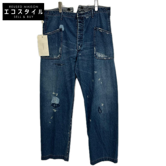 OLDJOE&CO. オールドジョー 25SS 2520J-PT15 インディゴ ダメージ/リペア加工 WADORI SAILOR TROUSER ボトムス