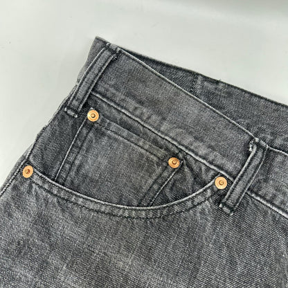 B-005-P02a フェードブラック denim pant/デニムパンツ ボトムス