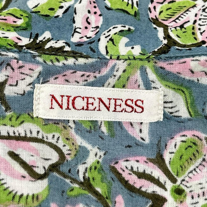 NICENESS ナイスネス NN-5702Y13 ブルー PUTHLI.C/プトゥリ.C フローラルプリント カウボーイシャツ トップス