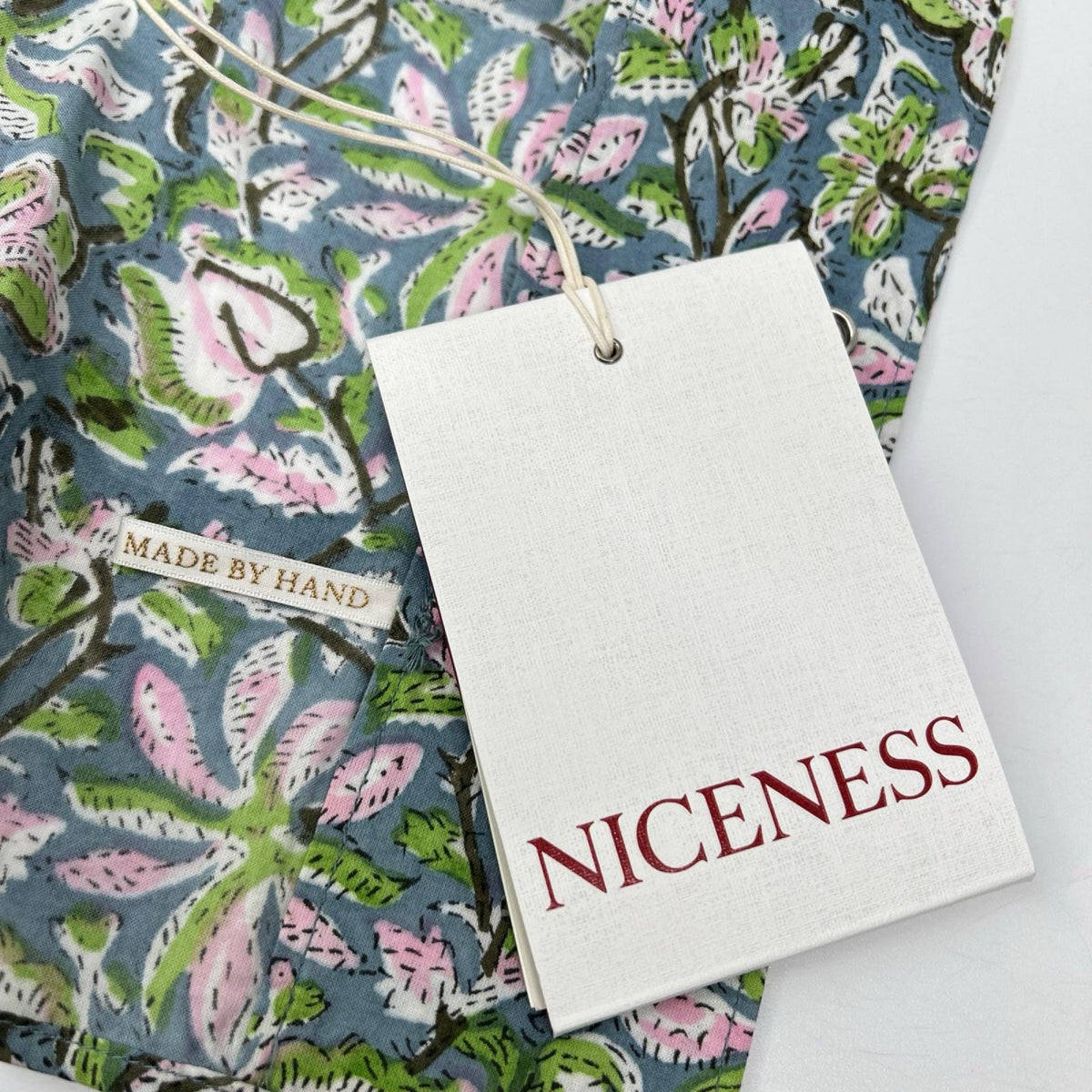 NICENESS ナイスネス NN-5702Y13 ブルー PUTHLI.C/プトゥリ.C フローラルプリント カウボーイシャツ トップス
