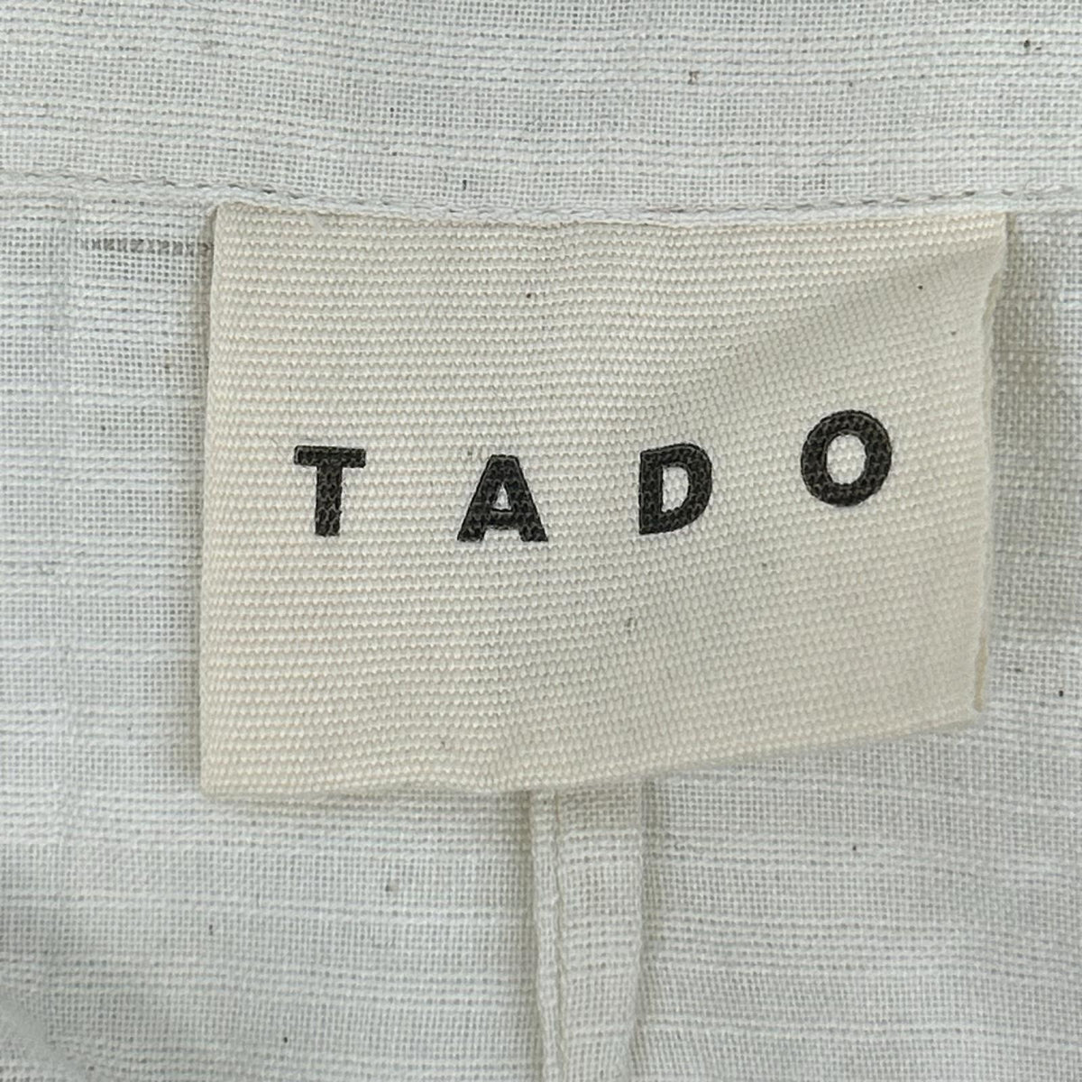 グレー×ホワイト イカット TADO KALI DRESS ワンピース