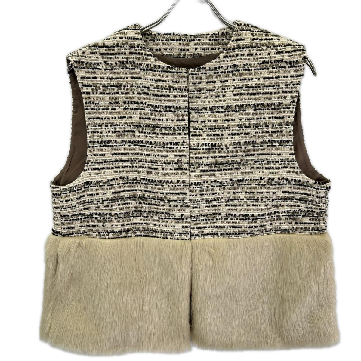 theory luxe セオリーリュクス 25AW ベージュ系 OAK SHEARLING LIANA VEST ベスト ベスト