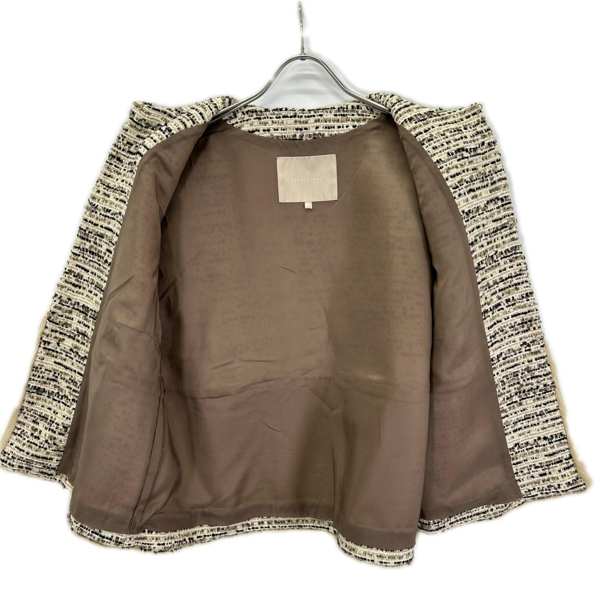 theory luxe セオリーリュクス 25AW ベージュ系 OAK SHEARLING LIANA VEST ベスト ベスト