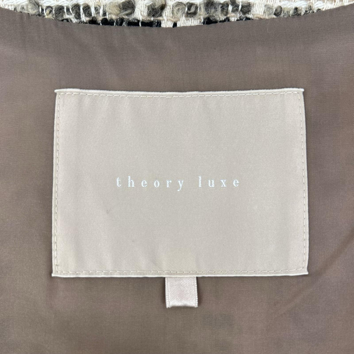 theory luxe セオリーリュクス 25AW ベージュ系 OAK SHEARLING LIANA VEST ベスト ベスト