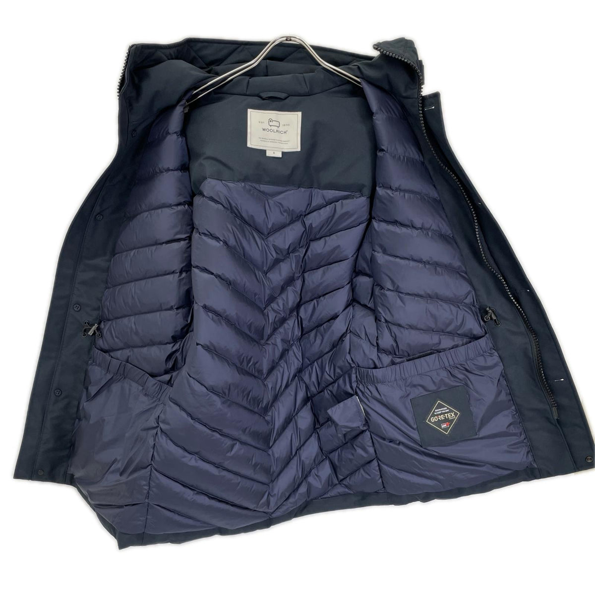WOOLRICH ウールリッチ WOOU0876 ネイビー ポリエステル GTX MOUNTAIN PARKA/ゴアテックス マウンテンパーカ ジャケット