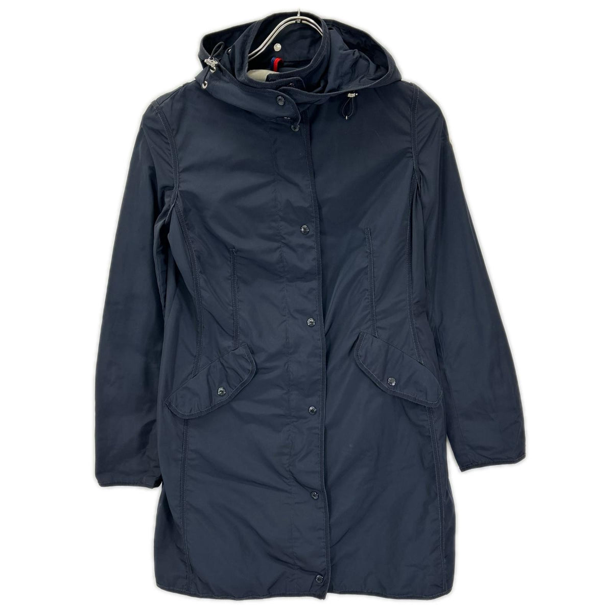 MONCLER モンクレール 13年製 ARGELIA/ネイビー アルジェリア フード付き ナイロンコート コート
