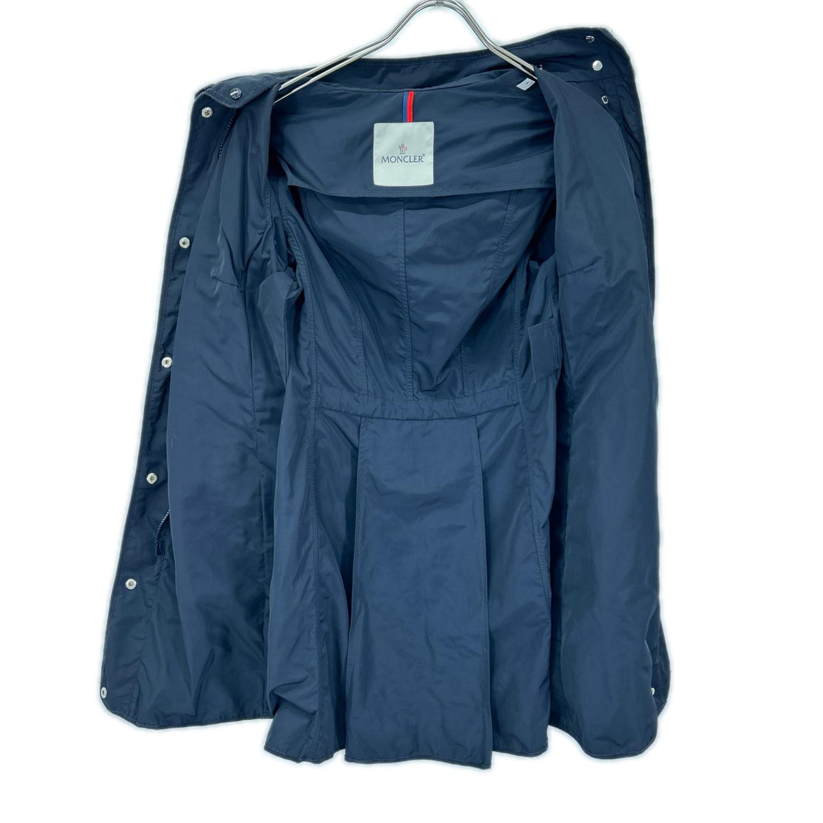 MONCLER モンクレール 13年製 ARGELIA/ネイビー アルジェリア フード付き ナイロンコート コート