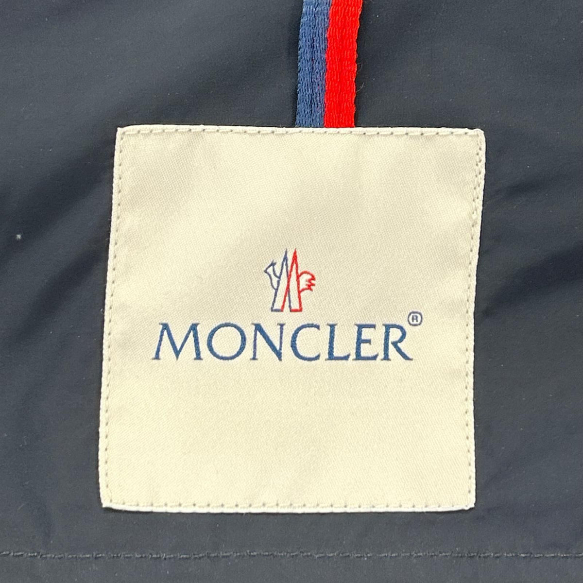 MONCLER モンクレール 13年製 ARGELIA/ネイビー アルジェリア フード付き ナイロンコート コート