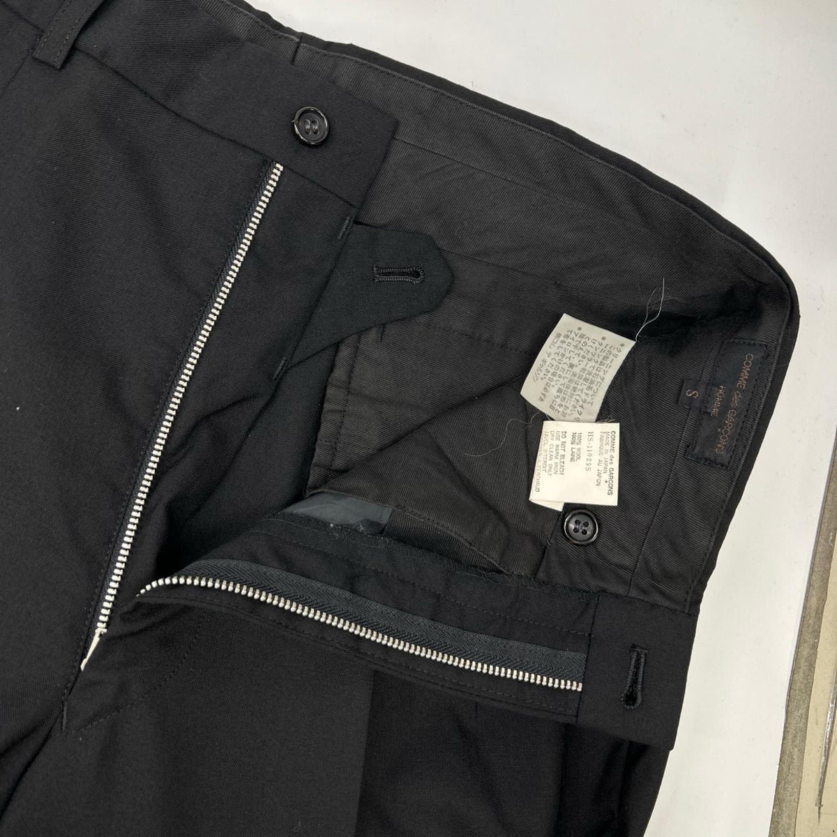 COMMEdesGARCONS HOMME コムデギャルソンオム 88年製 HS-11025S ブラック ピークドラペル スーツ セットアップ スーツ セットアップ