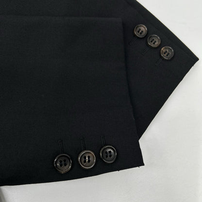 COMMEdesGARCONS HOMME コムデギャルソンオム 88年製 HS-11025S ブラック ピークドラペル スーツ セットアップ スーツ セットアップ