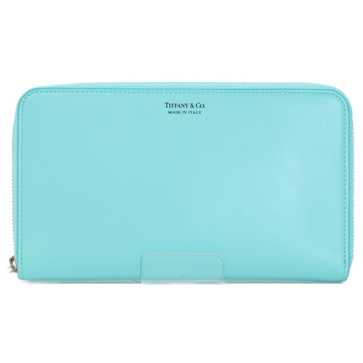 TIFFANY&Co. ティファニー 【新品同様】スムースレザー ラウンドファスナー ロングウォレット 長財布（小銭入れあり）
