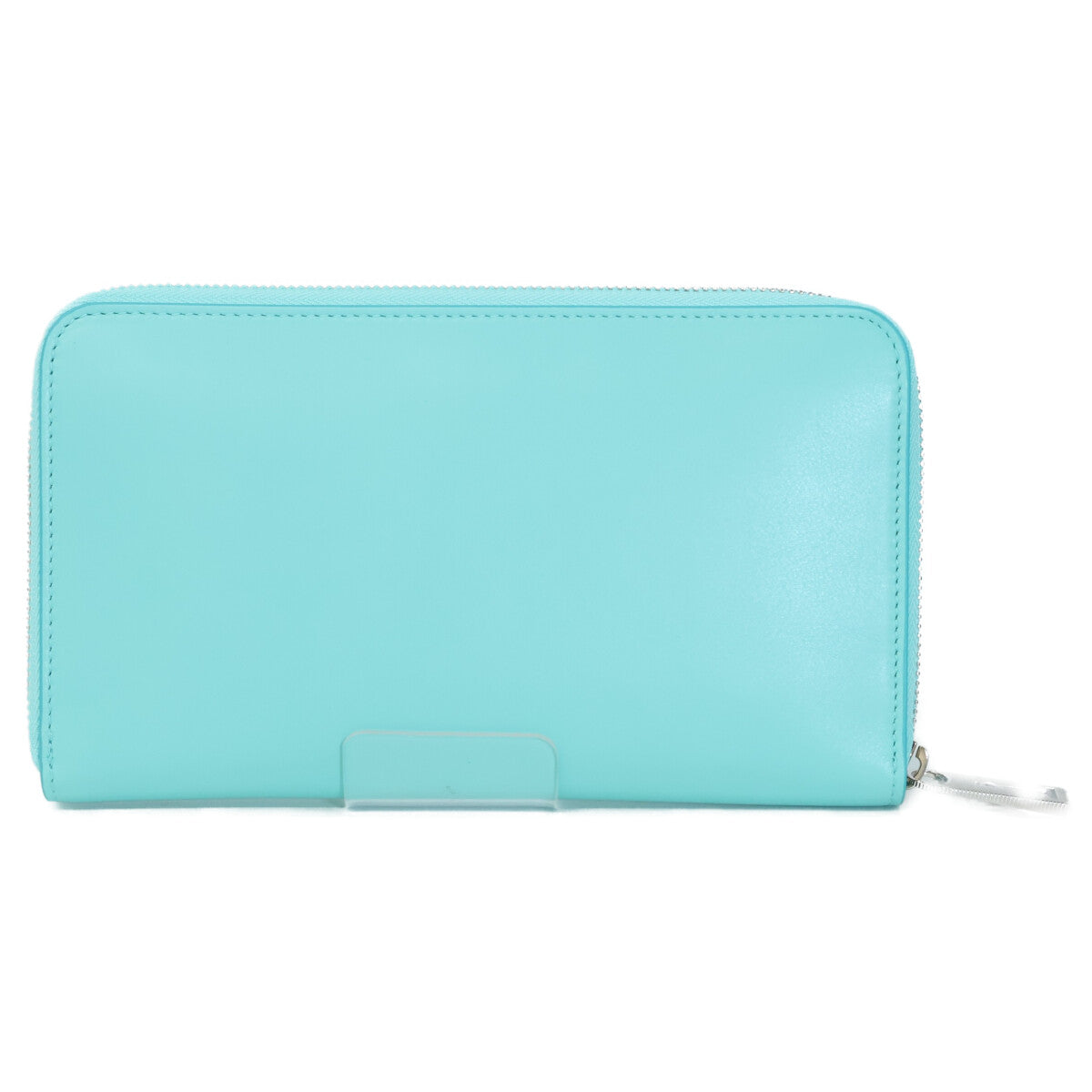 TIFFANY&Co. ティファニー 【新品同様】スムースレザー ラウンドファスナー ロングウォレット 長財布（小銭入れあり）