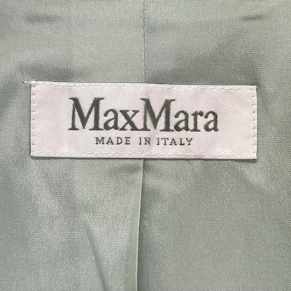 Max Mara マックスマーラ 104603790 ペールブルー カシミヤ100 センターベント シングルテーラードジャケット ジャケット